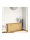 Schuhschrank aus Massivholz 99x32x47cm