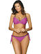 Set Bikini Push Up Brazil Violet Shock