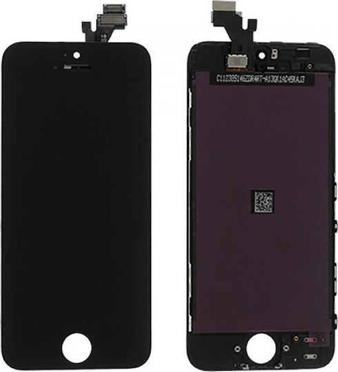 Οθόνη με Μηχανισμό Αφής για Apple iPhone 5 (Μαύρο)