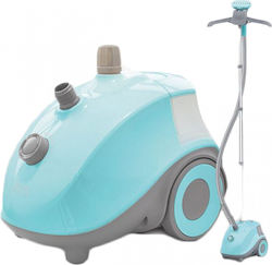 Salav Garment Steamer Floor 1800W with Tank 1.5lt Blue