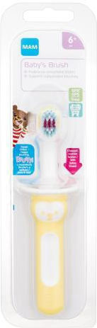 Mam 606 Baby-Zahnbürste für 6m+ Yellow