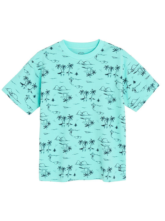 Cool Club Kids' Blouse Short Sleeve Blue