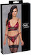 Boss Of Toys Set Sexy De Lenjerie Cu Dantelă Roșie