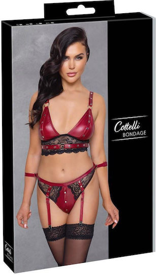 Boss Of Toys Set Sexy De Lenjerie Cu Dantelă Roșie