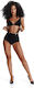 Boss Of Toys Ladyx Arcelia Sexy Σετ Εσωρούχων με Ζαρτιέρες Μαύρο