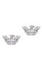 Emporio Armani Eagle Logo Обици с Камъни