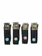 Ampo Socks Ανδρικές Μονόχρωμες Κάλτσες Μαύρες 4Pack