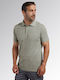 Polo Short Sleeve Blouse Grey Melange