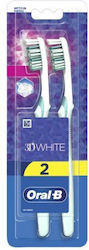 Oral-B Οδοντόβουρτσα Medium White 2τμχ