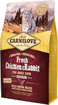 Carnilove Into The Wild Chicken & Rabbit Hrană Uscată pentru Pisici Adulte Sterilizate cu Pui / Iepure 6kg