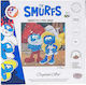 Set de artă cu cristale Craft Buddy pentru copii Smurfette Papa Smurf 30x30cm Cbcak-smrf540m