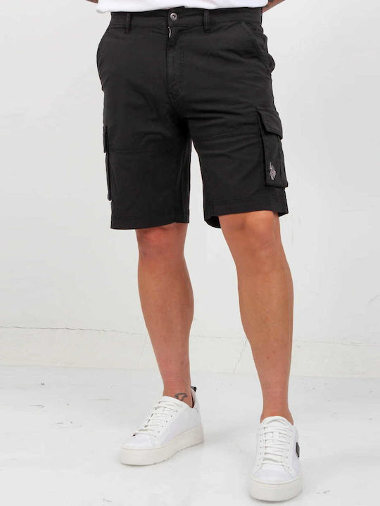 U.S. Polo Assn. Roly Ανδρική Βερμούδα Cargo Μαύρη