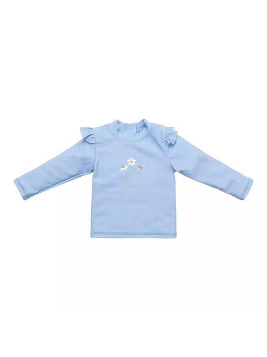 Little Dutch Kinder Badeanzug UV-Schutz (UV) Langarm-Shirt Blue