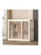 Wardrobe White 90x45x79.5cm