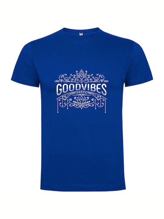 iLovePrints Posivibes T-shirt Blue