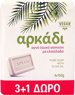 Arkadi Soap Bar with Olive Oil 4x150gr