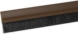 Domani Draft Stopper Brush Door with Brush in Brown Color