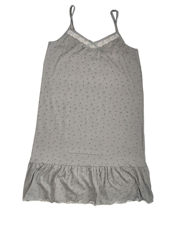 Lovelx Homewear Лятна Дамска Нощница Сив