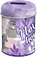 Derform Kinder Spardose Metallisch Lila 11x7.5cm