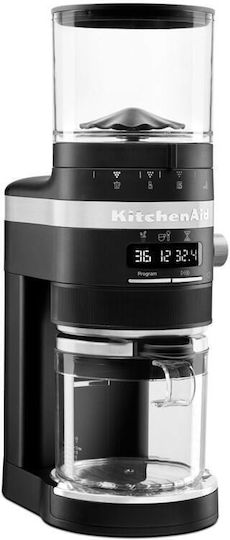 Kitchenaid Електрически Кафемелачка 150W с капацитет за кафе на зърна 340гр Черен