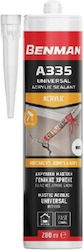 Benman Acrylic Mastic White 280ml