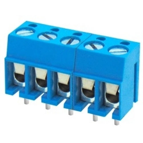 Printed Clamp 5p P5 H12.5 250v/17.5a Blue Xy300v-a-5p Xin Pieces: 5 01.110.0466