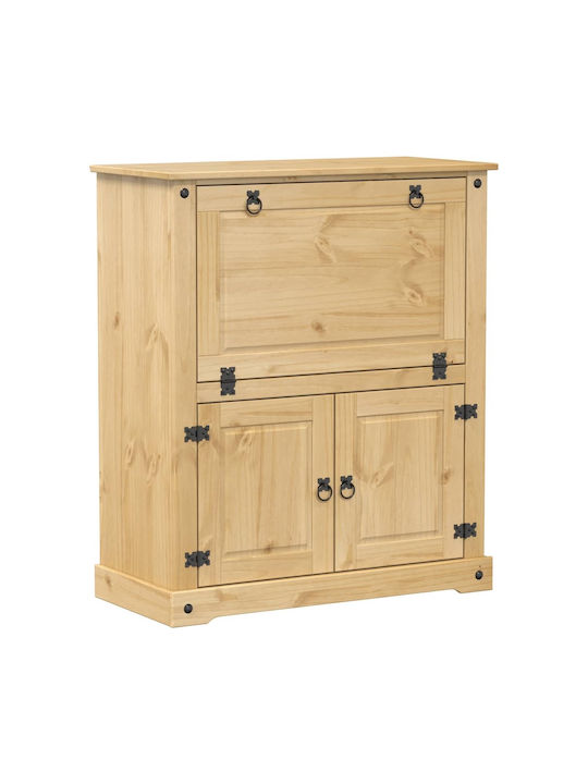 vidaXL Corona Επιδαπέδια Κάβα Ποτών Ξύλινη Καφέ 97x45x114εκ.