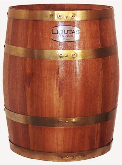 Lioutas Dekorative Trommel für den Garten Hölzernes WHB_A70