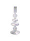 Candle Holder Glass 22x8.5cm 1pcs