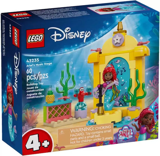 LEGO Disney Ariel's Музикална Сцена за 4+ Години 60 Бройки