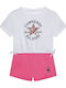 Kinder-Set mit Shorts Sommer 2Stück Pink