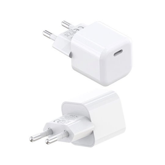 PZX Încărcător Fără Cablu cu Port USB-C 20W Livrarea energiei Albς (P45)