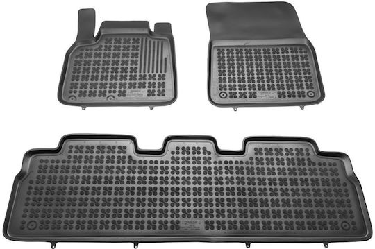 Car 238492 Rubber Mats Renault Espace 2002+ Type Rubber Mats Black 3 Pieces