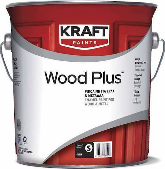 Ripoline Holz Plus 0,75L Weiß Satin