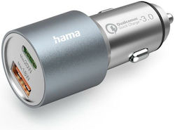 HAMA Auto Зарядно за кола с Портове 1xUSB-A 1xType-C HAMA Auto Зарядно за кола с Портове 1xUSB-A 1xType-C