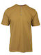 T-shirt Κάμελ