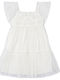 Children's Dress Sleeveless Tulle White