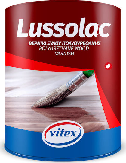 Vitex Lussolac Polyurethane Surface Varnish Solvent-Based 410 Ebony Glossy 750ml