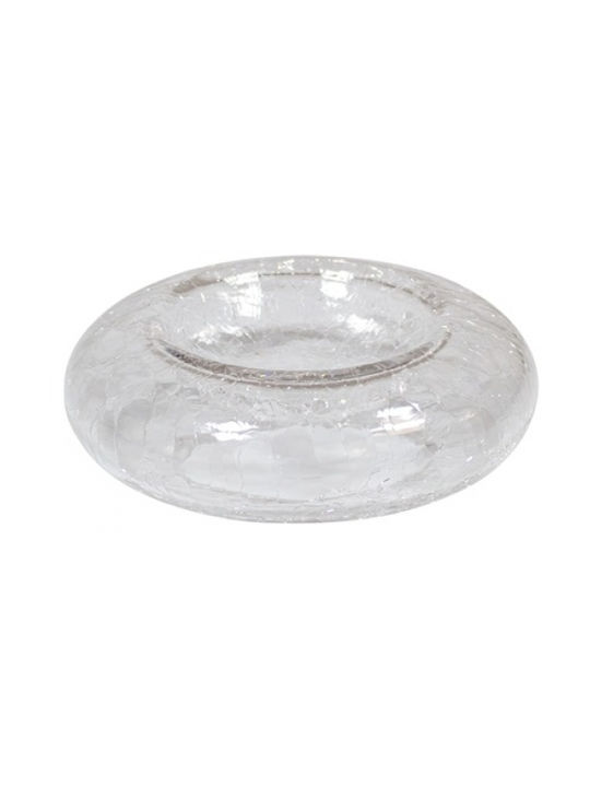 Ready Glass Salad Bowl Transparent 17x17x5cm