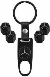 M-Wave Капачки за Вентили на Гуми на Автомобили с Марка Mercedes 4бр