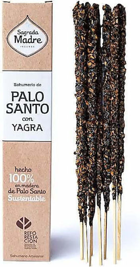 Θυμίαμα Palo Santo Yagra Sagrada Madre Premium Incense 8τμχ