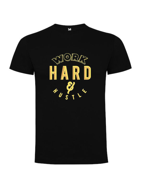 iLovePrints Bold Hustle Hq T-shirt Black