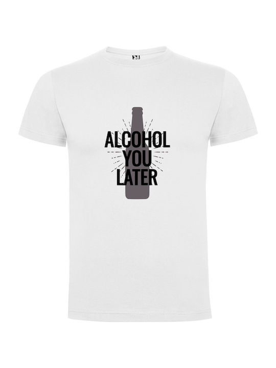 iLovePrints Alcohol: Sky High Promos T-shirt Λευκό