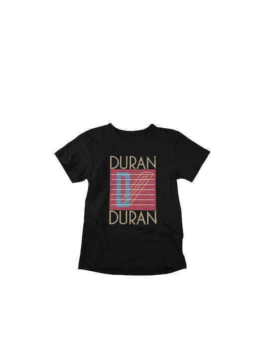 Softworld Duran Duran 80's Logo T-shirt Черен