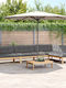 Garden & Outdoor Furniture Sets Living Room Set 5 Pieces Acacia with Pillows