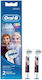 Oral-B Frozen II Extra Soft Replacement Heads for Electric Toothbrush for 3+ years 2pcs Olaf Fuchsia-Blue