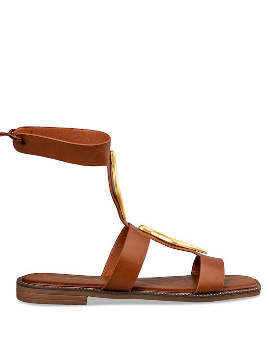 Envie Shoes Synthetic Leather Women's Sandals Brown