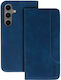 Wonder Wallet Δερματίνης / Δερμάτινο Navy Μπλε (Redmi Note 12 4G)