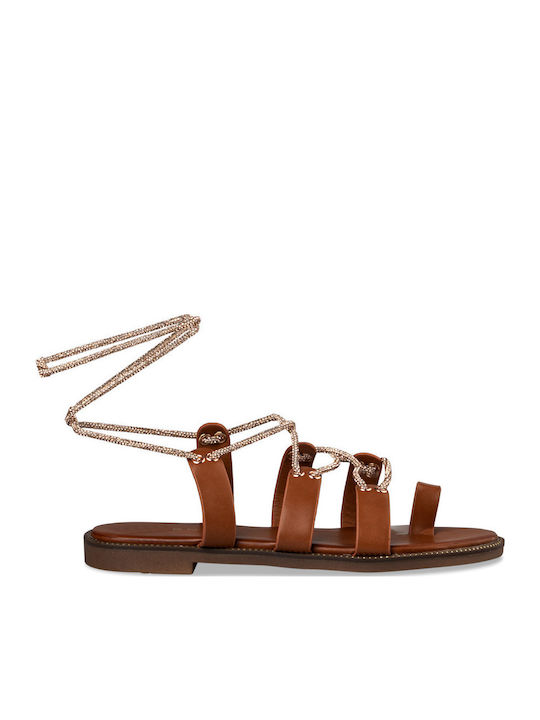 Envie Shoes Γυναικεία Σανδάλια Καφέ