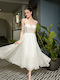 RichgirlBoudoir Dress for Wedding / Baptism with Tulle White